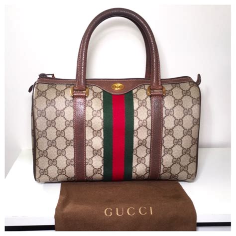 vintage 80s gucci tote|old gucci shoulder bag.